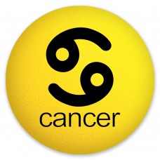 HappyBalls Cancer Birth Sign Car Antenna Topper / Auto Dashboard Accessory (Zodiac)